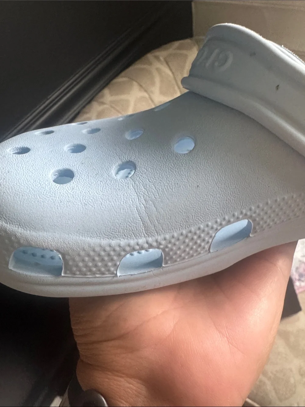 CROCS Kids Classic Clog in Pale Blue